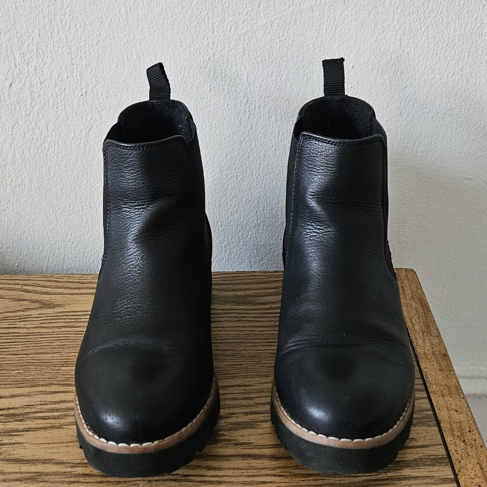 Hush Puppies Black Ankle Boots